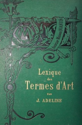 LEXIQUE DES TERMES D ART foto