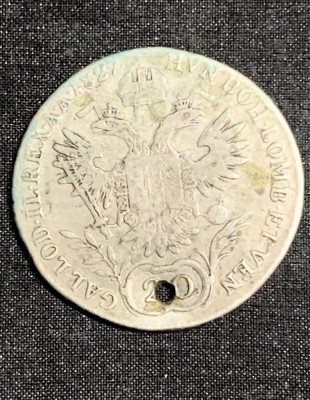 Moneda 20 kreuzer 1827 Austria semn monetărie C foto