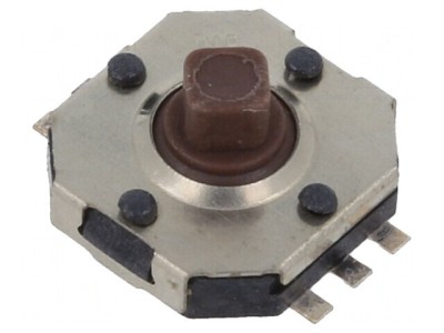 Micro&amp;icirc;ntrerupător TACT SPST-NO 0.05A 12V SMD foto