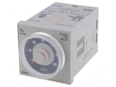 Timer DPDT 0,05-12 minute 24V AC/DC foto