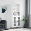 VidaXL Dulap &icirc;nalt, alb, 69,5x34x180 cm, lemn compozit 3189309