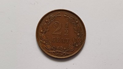 Olanda-2,1/2 Cent 1894 foto