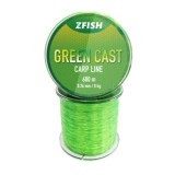Fir Monofilament Zfish Green Cast Carp Line, 0.34mm, 14 Kg, 600m, Verde Fluo