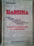 Emil Samoila - Ziaristica. Notiuni elementare de gazetarie (dedicatia autorului)