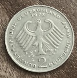 C50 - Moneda foarte veche - Germania - 2 marci - 1973 litera G