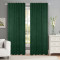 Draperie tip tesatura in cu rejansa transparenta cu ate pentru galerie, Madison, 200x270 cm, densitate 700 g/ml, Liesel, 1 buc