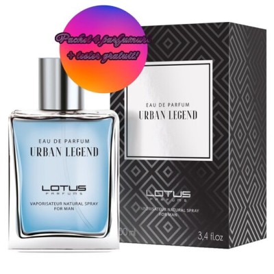 Set 4 Apa de parfum Urban Legend, Revers, pentru barbati, 100 ml + Tester 100 ml GRATUIT foto