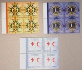 TIMBRE ROMANIA MNH LP1668//2004 ORGANIZATII MONDIALE -bloc de 4