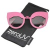 Ochelari de Soare, Xtress, Holland, Protectie UV400, Lentile Policarbonat, Model Catseye, Culoare Ro, Plastic, Violet