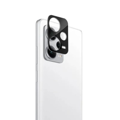 Folie Camera pentru Xiaomi Redmi Note 12 Pro 5G / 12 Pro+ - Techsuit Full Camera Glass - Black foto