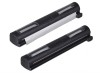 Set 2 dispensere de folie de aluminiu si alimentara Relaxdays, negru, 5 x 37 x 8 cm - RESIGILAT