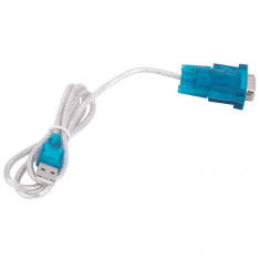 Cablu adaptor USB la port Serial 9 pin, RS 232, Active, convertor serial la port usb pentru casa marcat datecs si dispozitive rs232