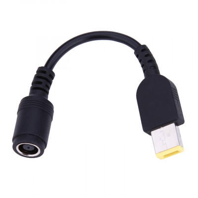 Adaptor incarcator laptop Lenovo IBM mufa rotunda 7.9*5.5mm la mufa dreptunghiulara foto