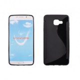 Husa Silicon S-Line Neagra Samsung Galaxy A7 2016 A710