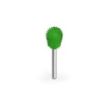 Raspel Rotativ Carbură Saburrtooth USA, Formă Pară, 9.5mm Tăiere, 3.2mm Coadă, Granulatie Grosieră Verde