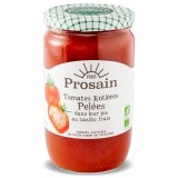 Rosii decojite in suc de rosii cu busuioc proaspat BIO Prosain