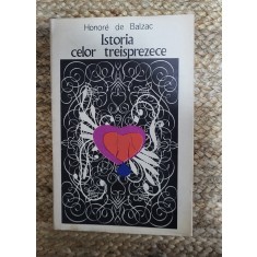 ISTORIA CELOR TREISPREZECE-HONORE DE BALZAC