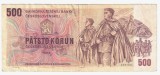 CEHOSLOVACIA 500 COROANE KORUN 1973 STARE FOARTE BUNA