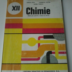 Sanda Fatu - Chimie. Manual pentru clasa a XII-a