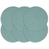 VidaXL Naproane, 6 buc., verde, 38 cm, iută, rotund