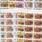 ROMANIA 1990 LP 1242 REVOLUTIA POPULARA DIN ROMANIA BLOCURI DE 10 TIMBRE MNH