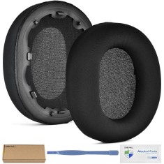 Set 2 bureti pentru casti Sony Inzone H9, WH-G900, WH-G900N, WH-G900NW / H7, WH-G700, WH-G700W - Negru - Spuma cu memorie - Ice Silk