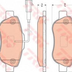 Set placute frana,frana disc FIAT 500 (312) (2007 - 2016) TRW GDB1746