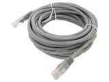 Patch cord U/UTP 5e CCA gri 5m RJ45