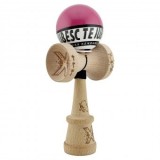 Kendama Originala,TE IUBESC, Super Sticky cu Cupe Mari KING SIZE V3, Gaura in Baza, Rulment Metalic,18 cm, Ata 62/65 cm, Roz/Alb