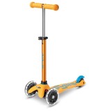 Trotinetă MICRO Mini DeLuxe LED apricot