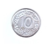 Moneda Spania 10 centimos 1959, stare buna, curata, Europa, Aluminiu