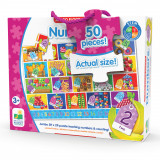 Jucarie Puzzle mare de podea, The Learning Journey, Numere-ENG, Multicolor