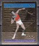 Centrafricana 1983 - Jocurile Olimpice - Los Angeles, PA, FOLIE DE AUR, RARA, MNH