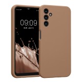 Husa Kwmobile pentru Samsung Galaxy A14 5G, Crem, Silicon, KWM000018GD027C, Carcasa