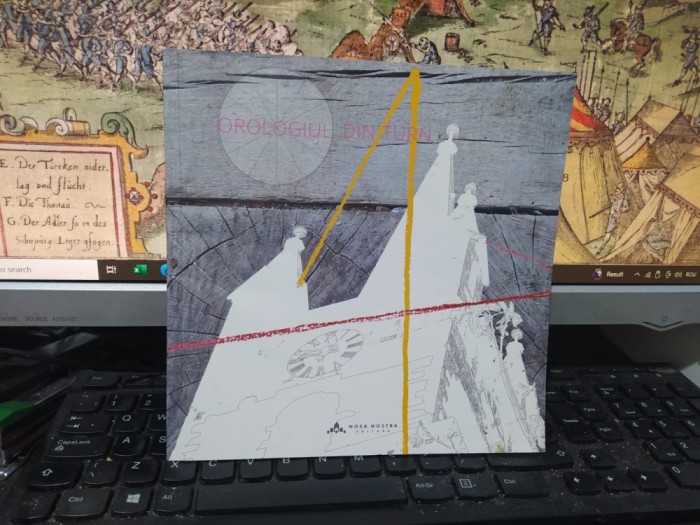 Orologiul din turn, catalogul Expoziției din octombrie 2017, Bistrița, Horea Paștina, Sever Moldovan..., text Oliv Mircea, Bistrița 2018, 155