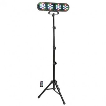 LED BAR 4X7X1W RGBW + TREPIED foto