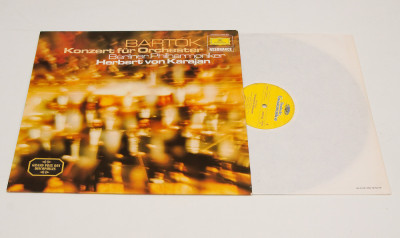 Bartok, Karajan - Konzert Fur Orchester - disc vinil vinyl LP foto