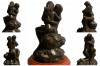 Arta sculptura statueta vintage rasina indragostiti nud