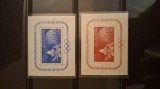 Romania MNH 1960 - Jocurile olimpice Roma I - LP 496 + LP 496 - colite dantelata si nedantelata