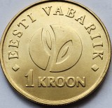 1 Kroon 2008 Estonia, Independence, km#44, unc, Europa