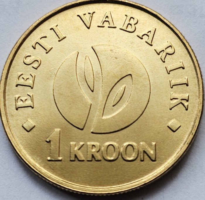 1 Kroon 2008 Estonia, Independence, km#44, unc