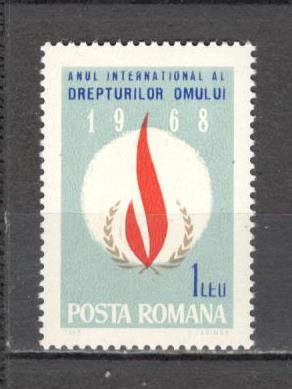 Romania.1968 Anul international al drepturilor omului CR.164 foto