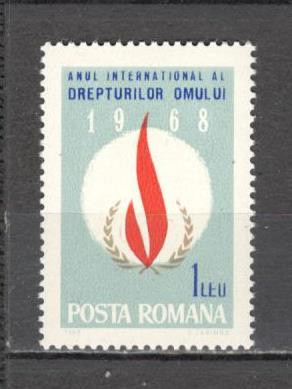 Romania.1968 Anul international al drepturilor omului CR.164