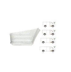 Treapta usa Mercedes Vario 512d-814 Da 1996-2013, parte montare scara usa fata dreapta, 505439-2, Aftermarket