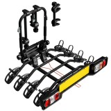 Suport 4 biciclete Peruzzo Parma 706/4N pentru carlig remorcare, negru
