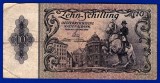 (1) BANCNOTA AUSTRIA - 10 SCHILLING 1950 (2 IANUARIE), EDITIA A II-A