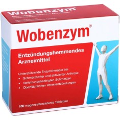 Supliment alimentar Mucos Pharma Wobenzym, enzime proteolitice pentru articulații și oase, 100 tablete