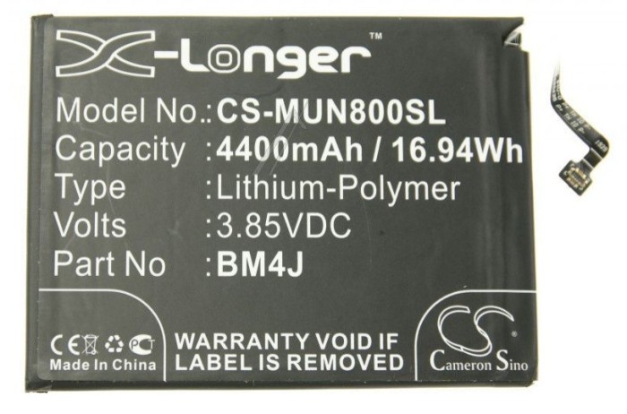 3,85V-4400MAH ACUMULATOR LI-POLIMER =&gt; REDMI NOTE 8 PRO