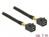 Cablu Mini SAS HD SFF-8643 la Mini SAS HD SFF-8643 1m, Delock 83387