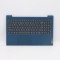 Carcasa superioara cu tastatura palmrest Laptop, Lenovo, IdeaPad 5-15IIL05 Type 81YK, 5CB0X56241, AP1K7000530, iluminata, albastra, layout US